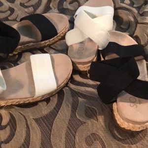 Soft easy glide sandal for walking